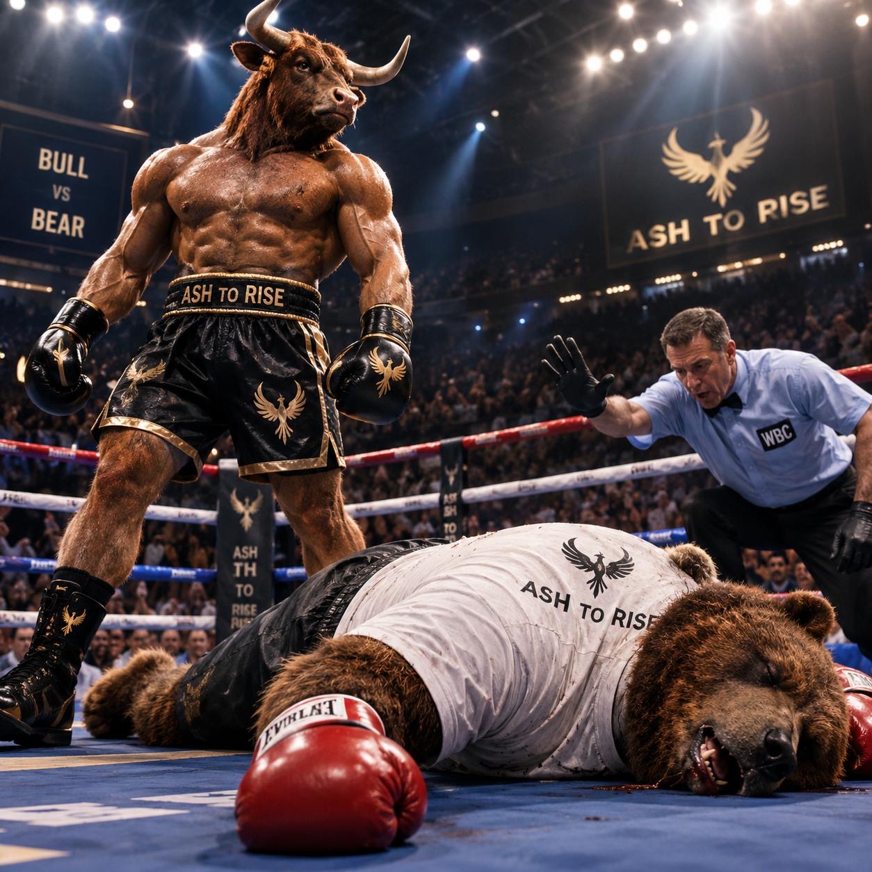 Bull boxing